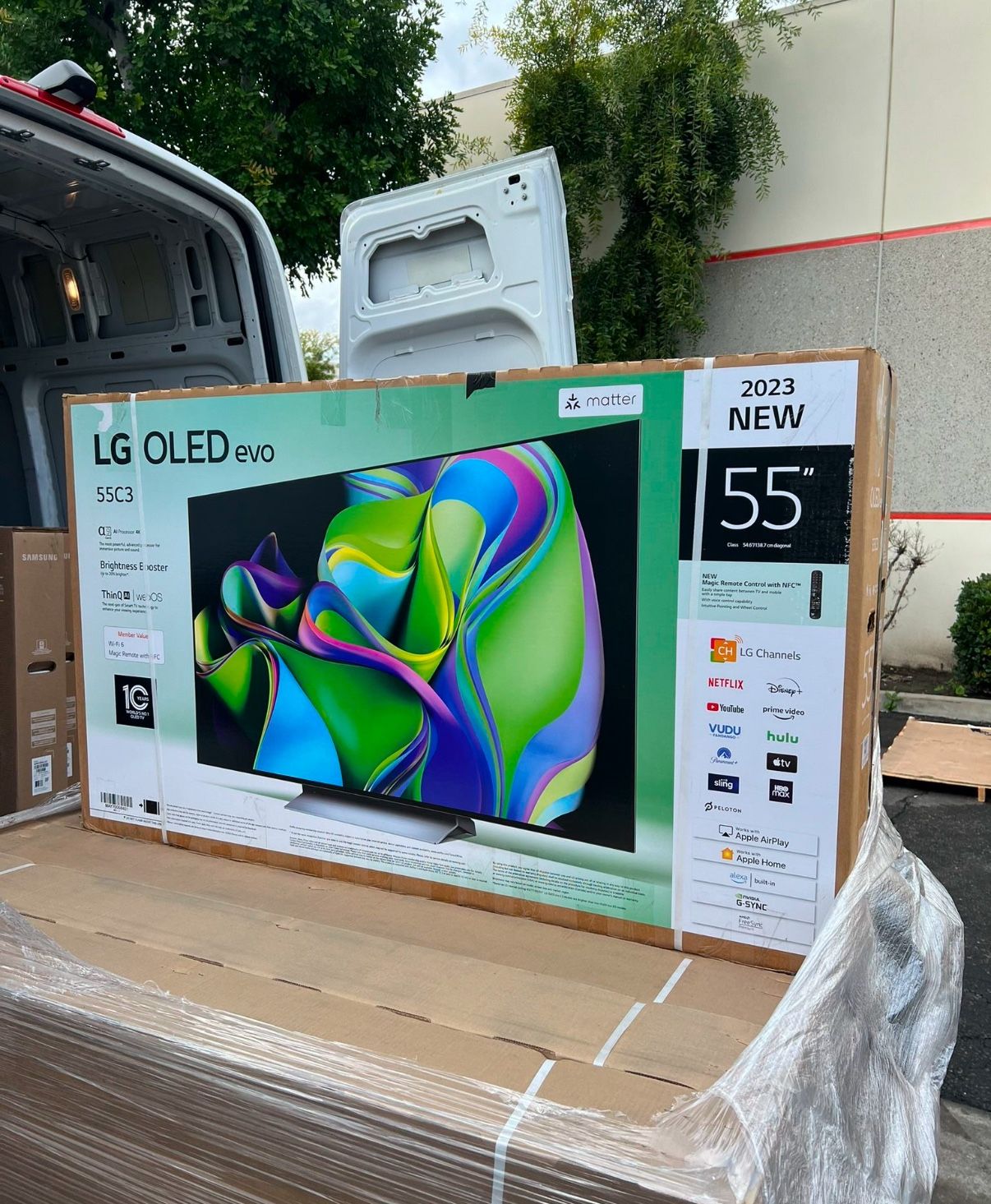 55 “ LG Smart 4K EVO OLED HDR 55C3 C3 120HZ TV