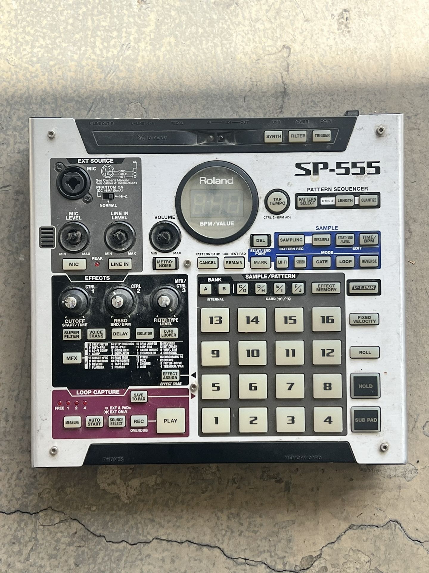 !!!ROLAND SP-555 Sampler!!!!