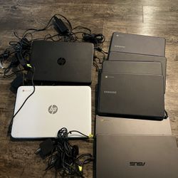 Laptops and Chromebooks
