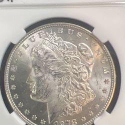 1878 Morgan Silver Dollar 8TF