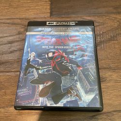 Spider-man Into The Spider-verse Blu Ray and DVD