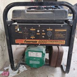 $250 COLEMAN POWERMATE 4000 COMMERCIAL ELECTRIC GENERATOR 