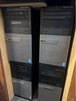 12 desktop PCs - Barebone Systems - Tested working