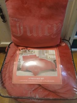Hot Pink Juicy Couture King Bed Set