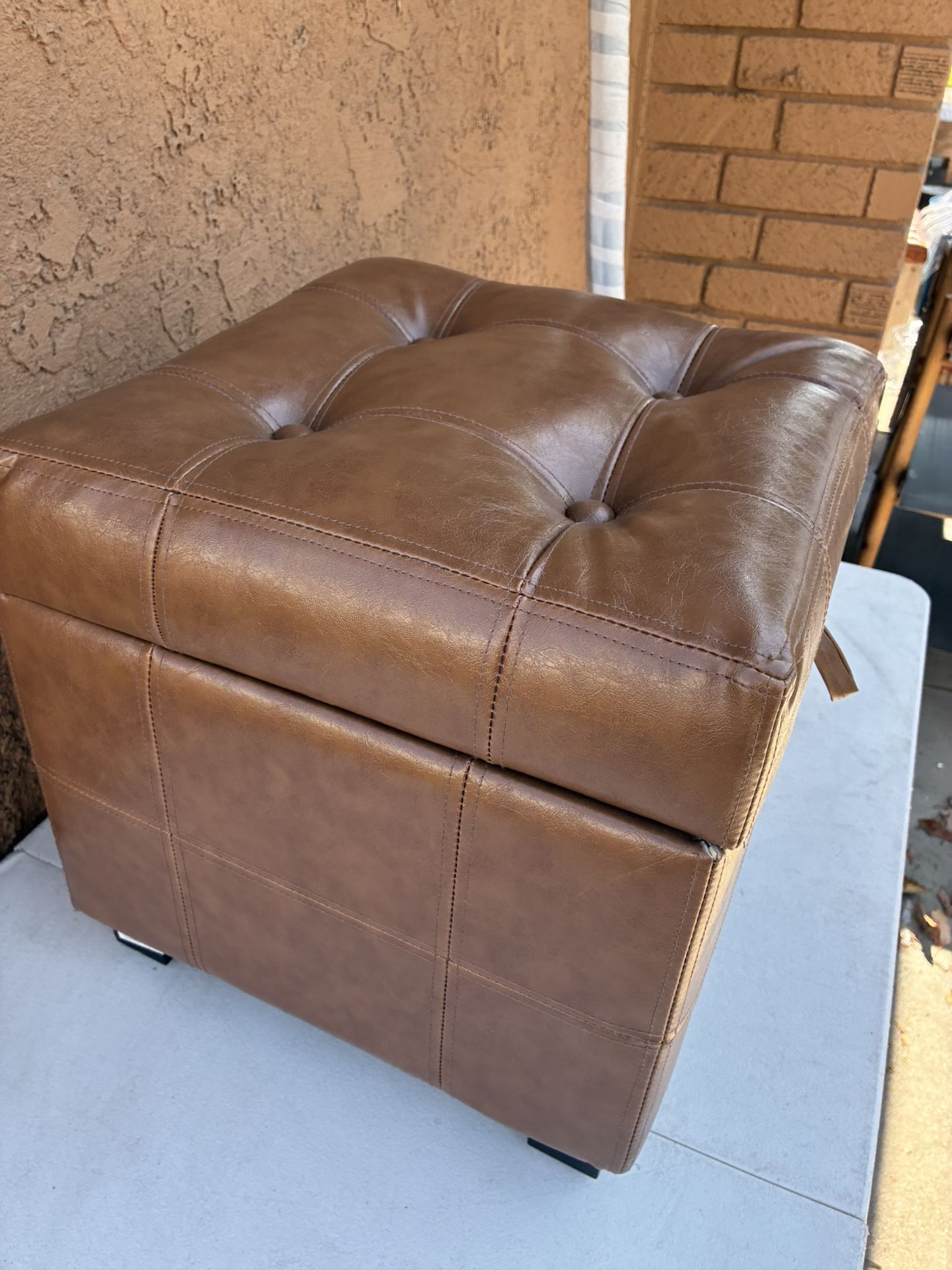 Leather Stool