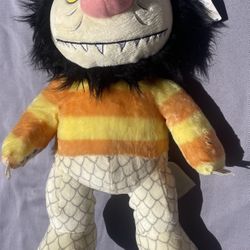 New NWT Build A Bear Where The Wild Things Are Carol Monster 17" Plush Toy