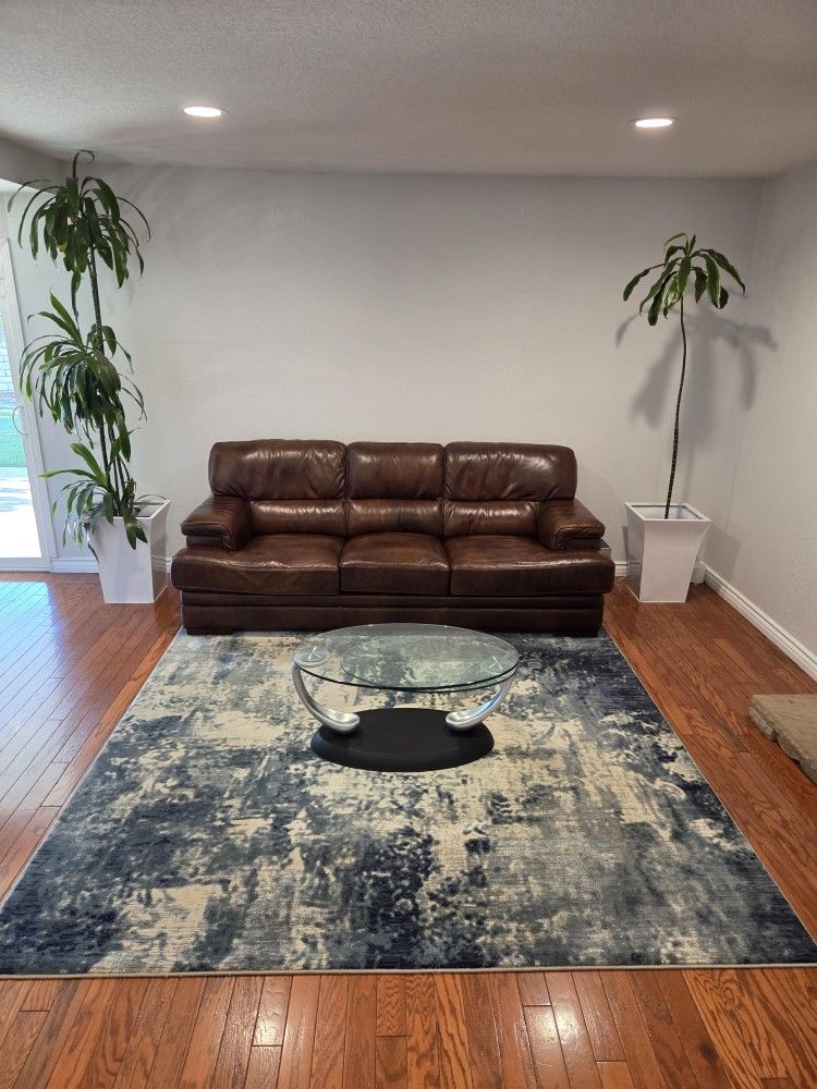 Naos Glass and Metal Motion Coffee Table
