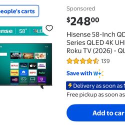 Moving Sale - 55 in TV just purchased New