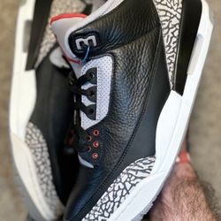 Air Jordan 3 Retro Black Cement 2018 Size 11.5 