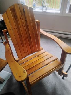 Wood aderondace rocking chair