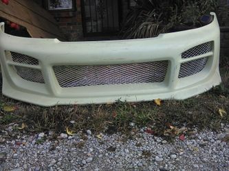 Fiberglass car front racing bumper