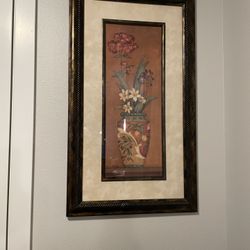 Glass Framed Wall Art