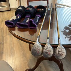 Taylormade Burner Tour preferred 1, 3, And 4 Woods