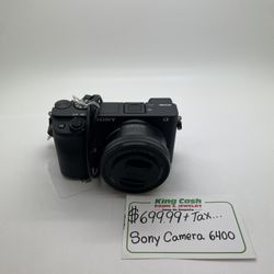 SONY CAMERA 6400