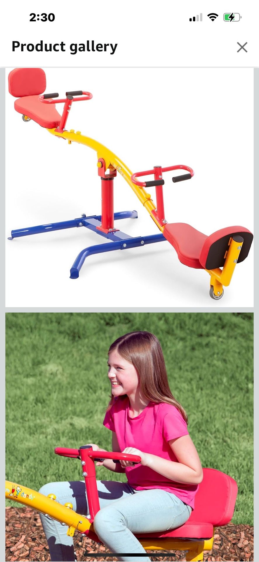 Gym Dandy 360 Spinning Teeter Totter TT-360