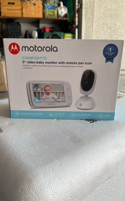 Video Baby Monitor With Remote Pan Scan