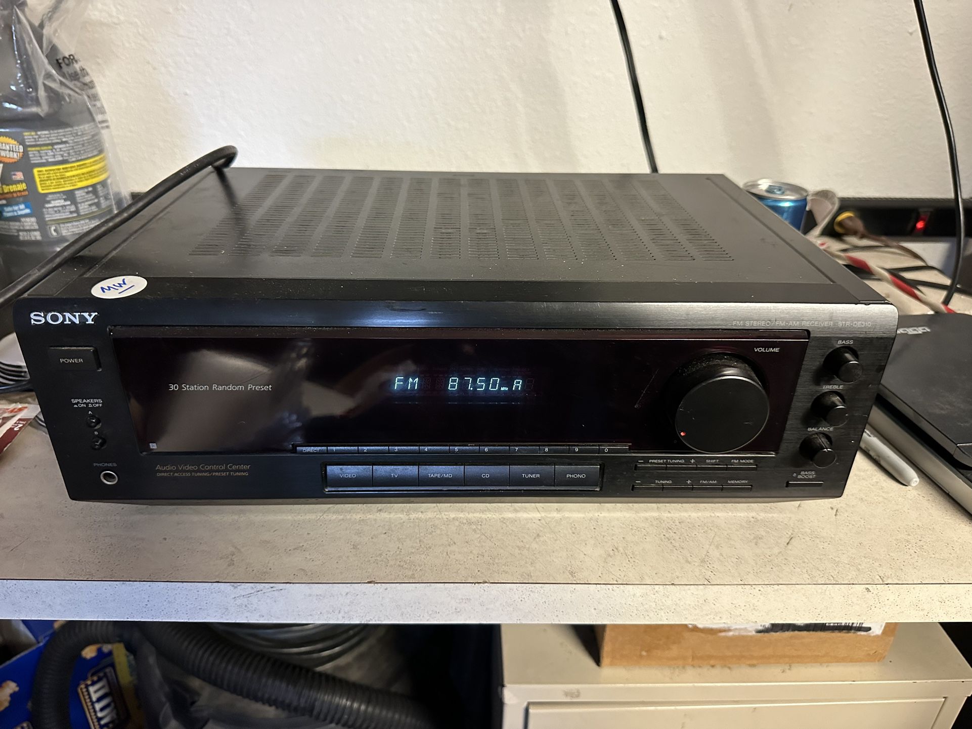 Sony STR-DE310 High Power AM/ FM Stereo Receiver 