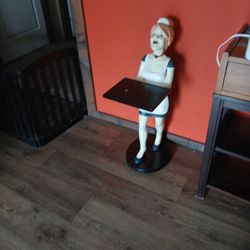 Emma Waitress Table Rare Collectors Item By Bombay