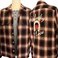 Allsaints Fortunado Plaid Shirt Jacket Unlucky in Love Flannel New XXL All Saints