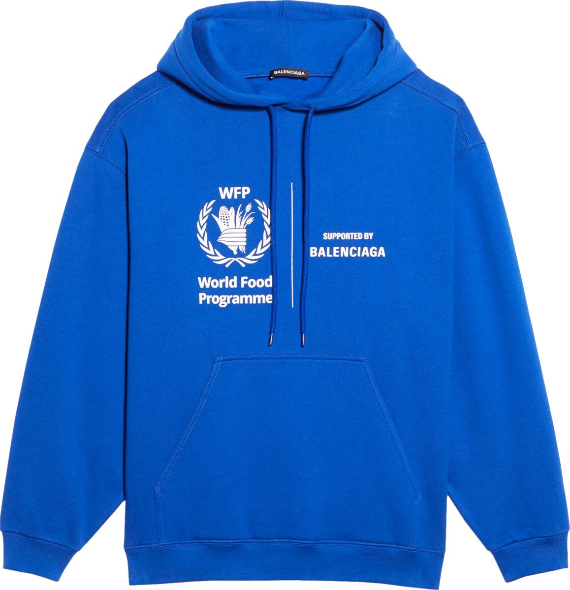 under tale Genbruge Balenciaga Men's World Food Programme Hoodie Blue Size Medium (Fits  Oversized) for Sale in Brooklyn, NY - OfferUp