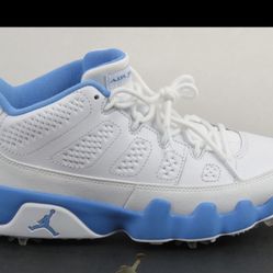 Nie Air Jordan 9 G White / University Blue Golf Shoes FJ5934 101 Mens US Size 12