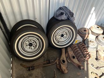 Original 1969 Chevrolet Impala 14x6 factory steel wheels.