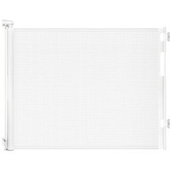 Peluasua Retractable Baby, Child & Dog Gate White