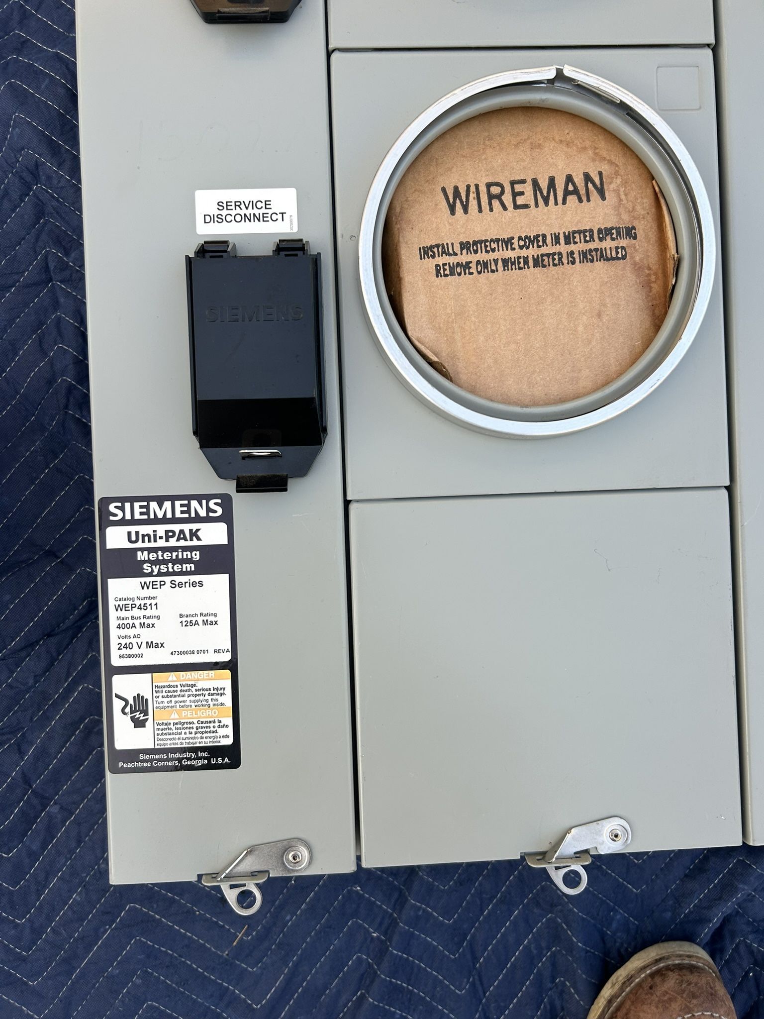 Siemens 5 Gang Meter Box 