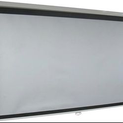 100" manual projector screen