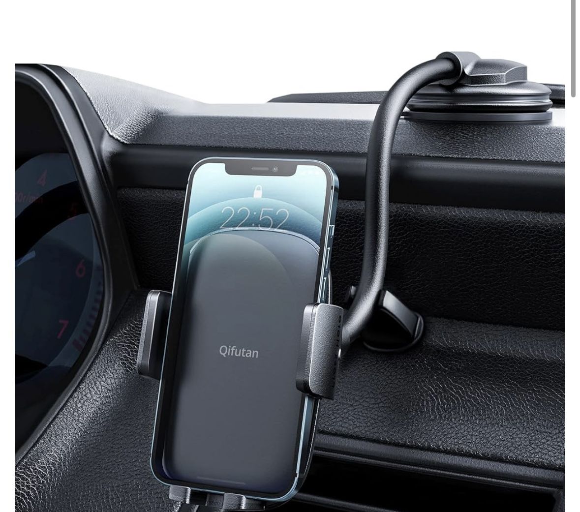 Cell Phone Holder for Car Phone Mount Long Arm Dashboard Windshield Car Phone Holder