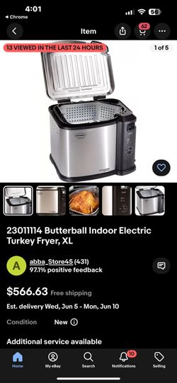 Butterball XL Electric Turkey Fryer for Sale in Philadelphia PA OfferUp