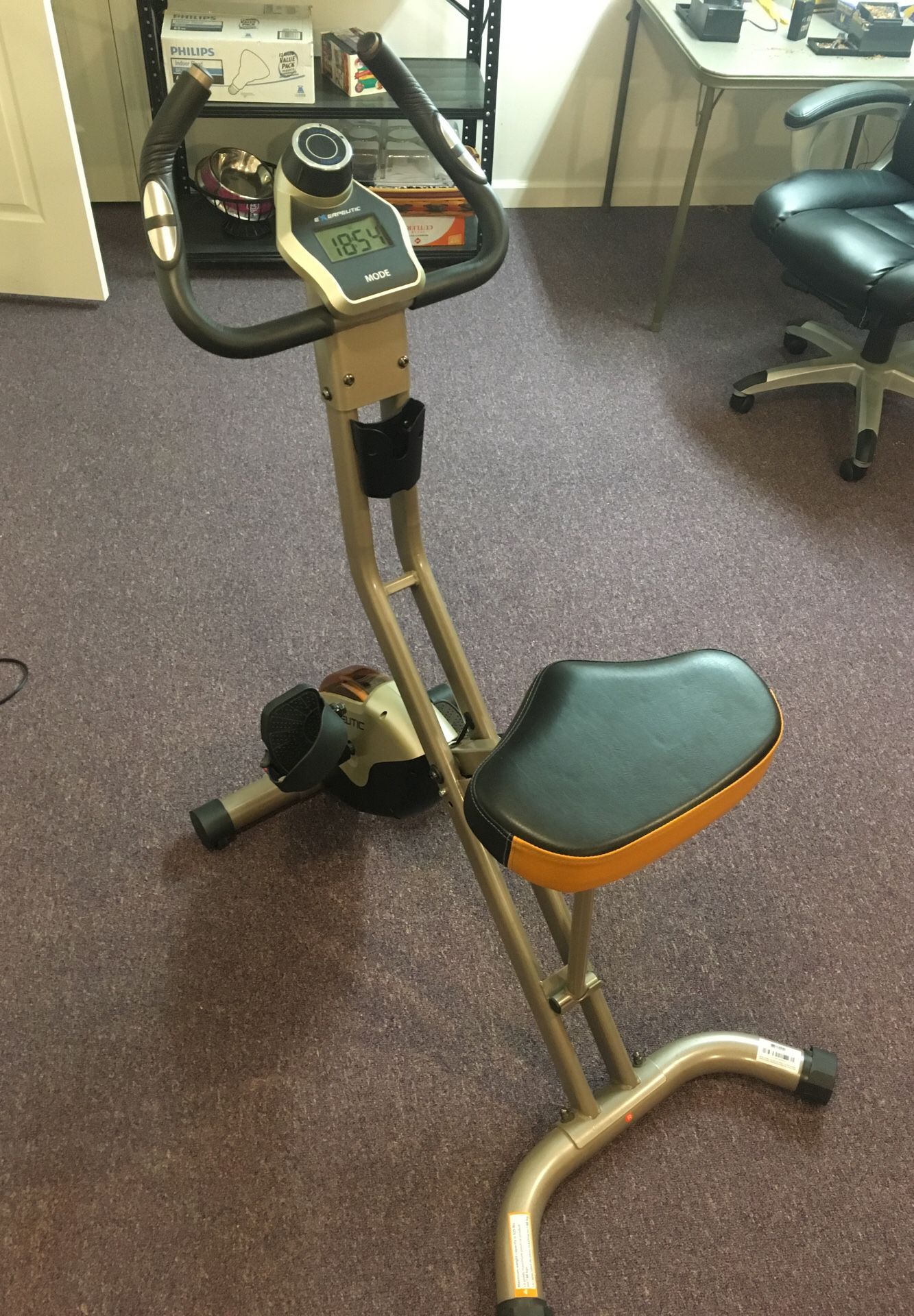 Exerpeutic Magnetic Exercise Bike w/ Heart Sensors