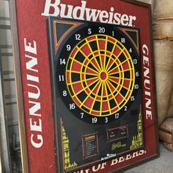 Old School Budweiser Dartboard