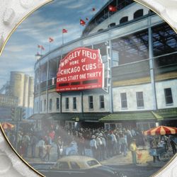 Wrigley Field And Mickey Mantle Plate