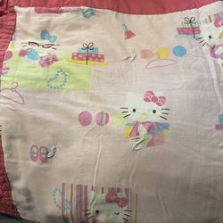 Hello Kitty  Crib Baby Blanket