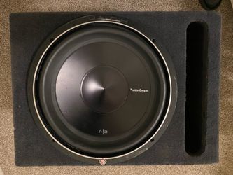Rockford fosgate p3 12inch subwoofer with ported box