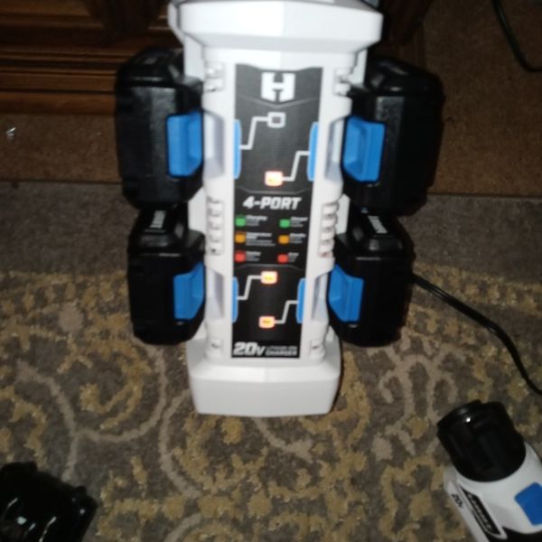 hart 20v 4.0 ah battery and charger