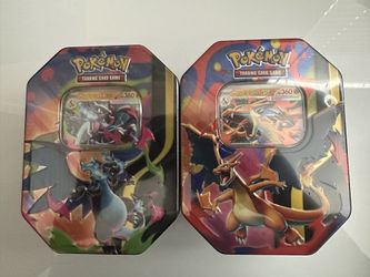 Pokemon Mega Evolutions Charizard X And Y Tins