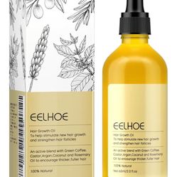 60ml Natural Hair Growth Oil- Rosemary Formula for Dry, Damaged & Thin Hair (2 Fl Oz)