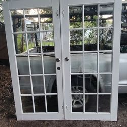 # puerta francesa 72 x80