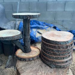 Wood Slices / Cupcake Stands