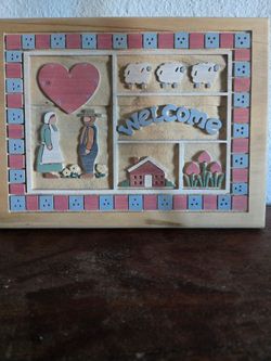 Wooden Art Plaque
