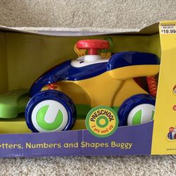 BRAND NEW BABY TOY — LETTERS, NUMBERS, AND SHAPES BUGGY