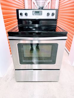 Whirlpool Stainless Glass Top Stove