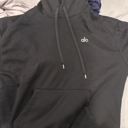 ALO BLACK HOODIE XXL