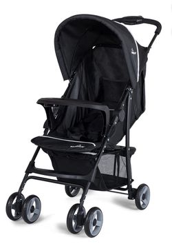 Foldable Lightweight Baby Stroller Travel Pushchair 0-36 Months Black