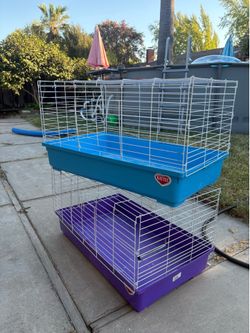 2 Guinea pig  cages