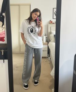 Bape x Chrome Hearts White Tee Shirt