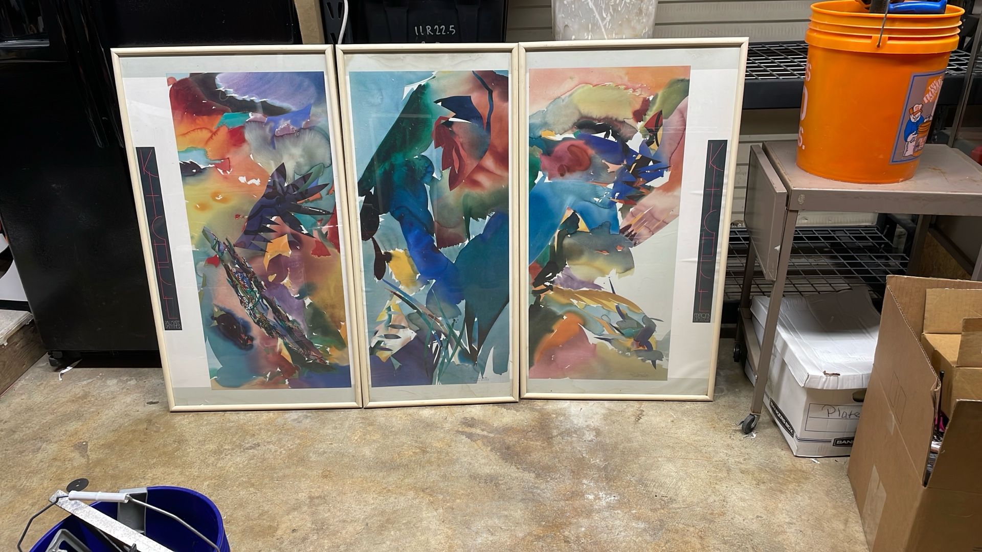 Peter Kitchell Watercolor Abstract