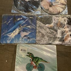 New!Lot Of 5 Mouse Pads